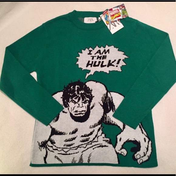 *NWT* ZARA Hulk sweater, size 11-12 - Picture 1 of 8